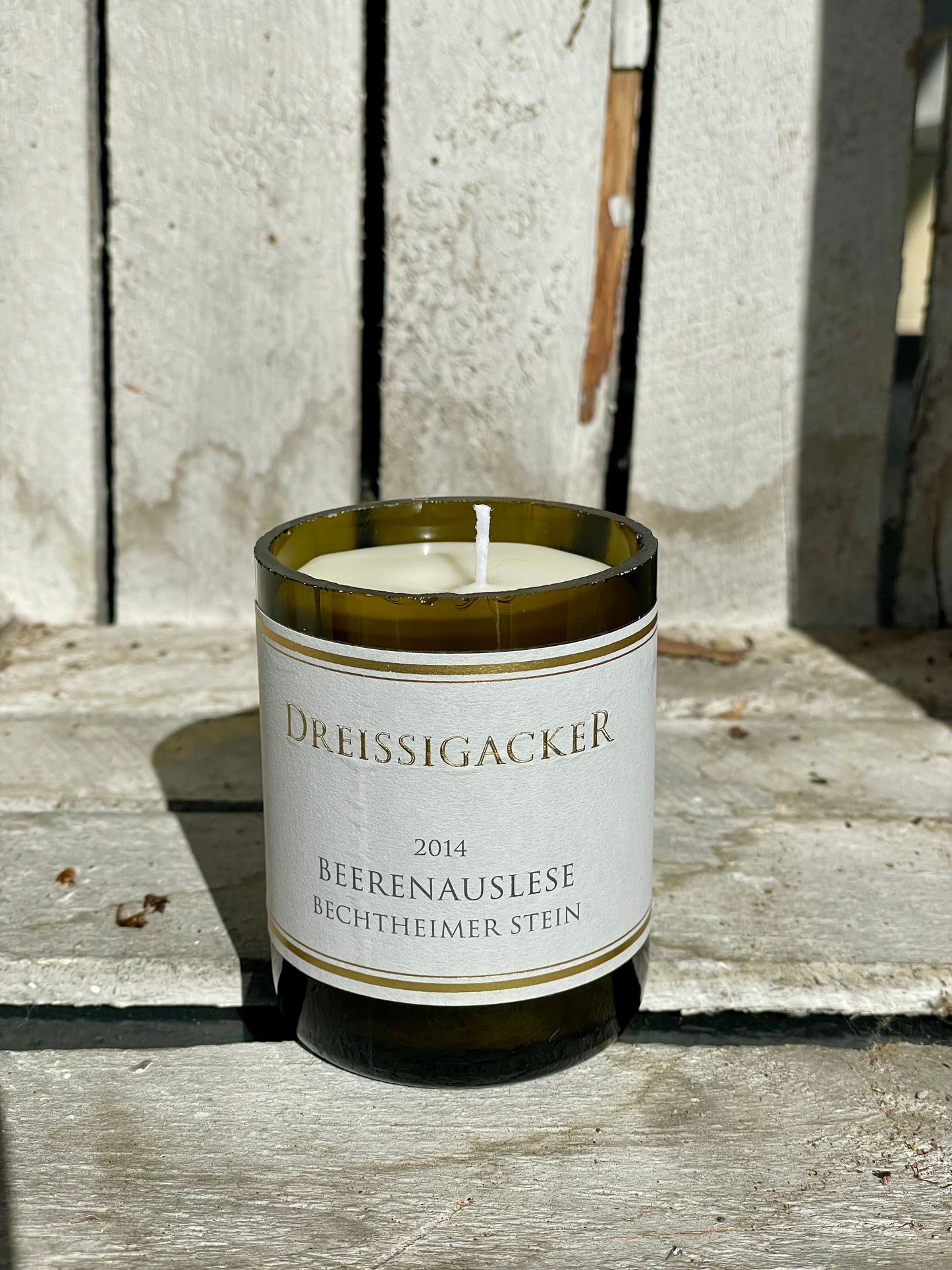 Flaschenkerze 2014 Beerenauslese Bechtheimer Stein Dreissigacker