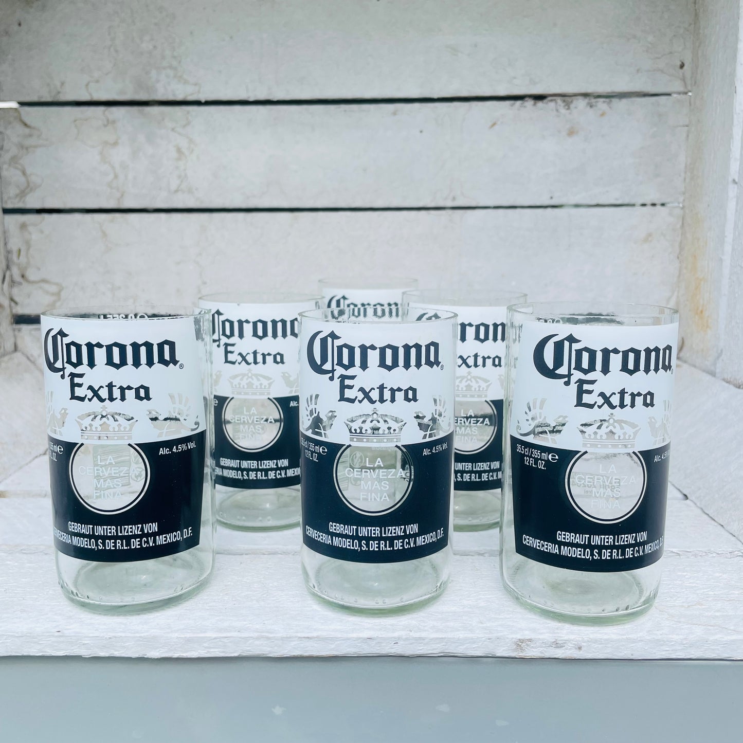 Trinkglas Corona Extra La Cerveza Mas Fina