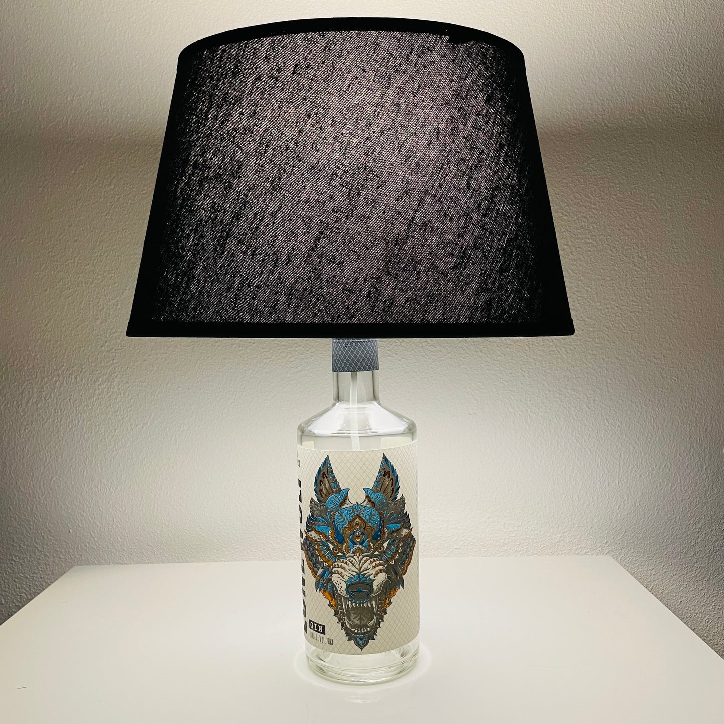 Flaschenlampe Lonewolf Gin Brewdog Lampe