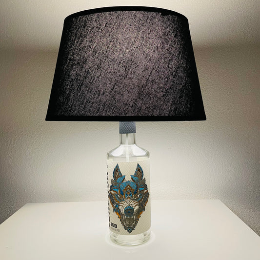 Flaschenlampe Lonewolf Gin Brewdog Lampe