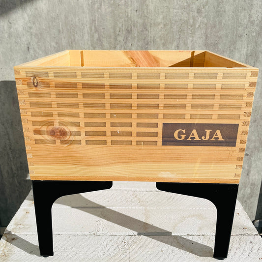 Weinkiste auf Standfüßen GAJA Holzkiste