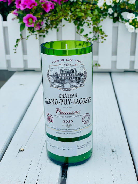 Kerze Château Grand-Puy-Lacoste Flaschenkerze