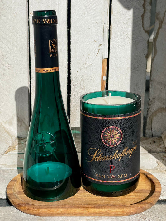 Set Flaschenkerze & Windlicht Van Volxem Scharzhofberger P 2023 Riesling