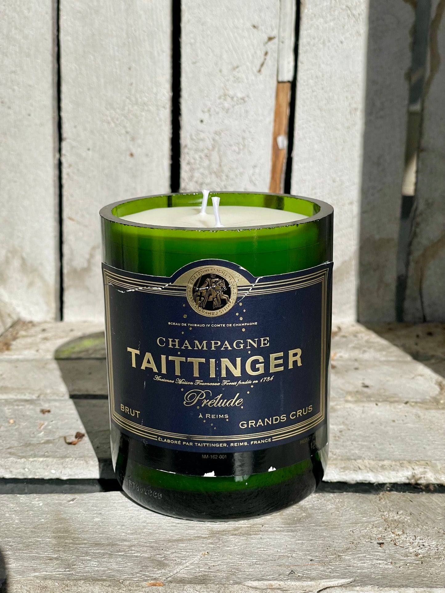 Kerze Taittinger Prélude Grands Crus Flaschenkerze