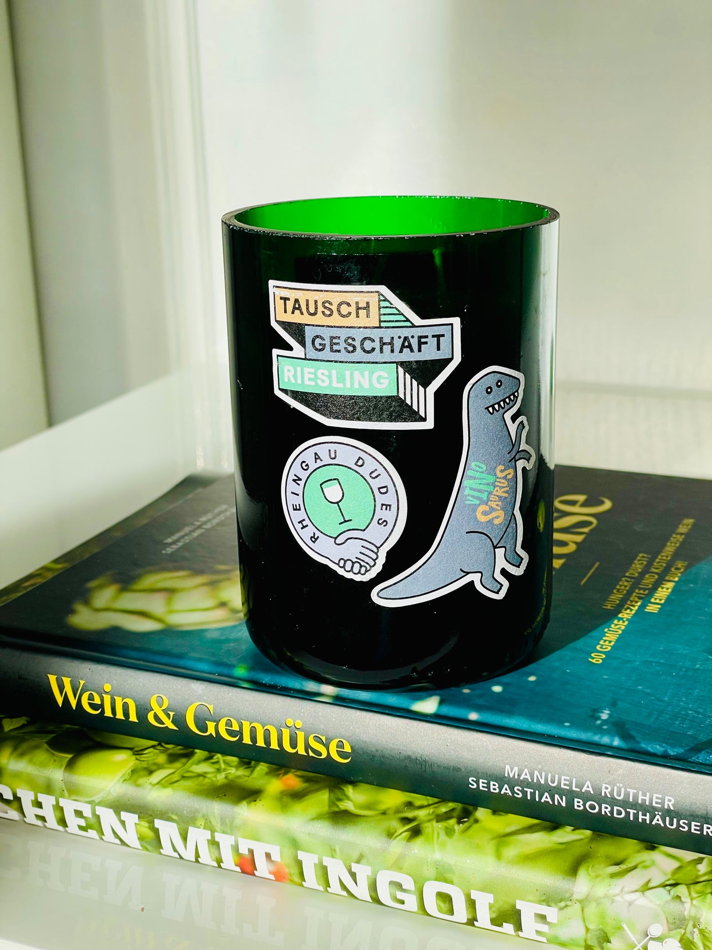 Kerze Dillmann / Wagenitz Tauschgeschäft Riesling 2021 Flaschenkerze