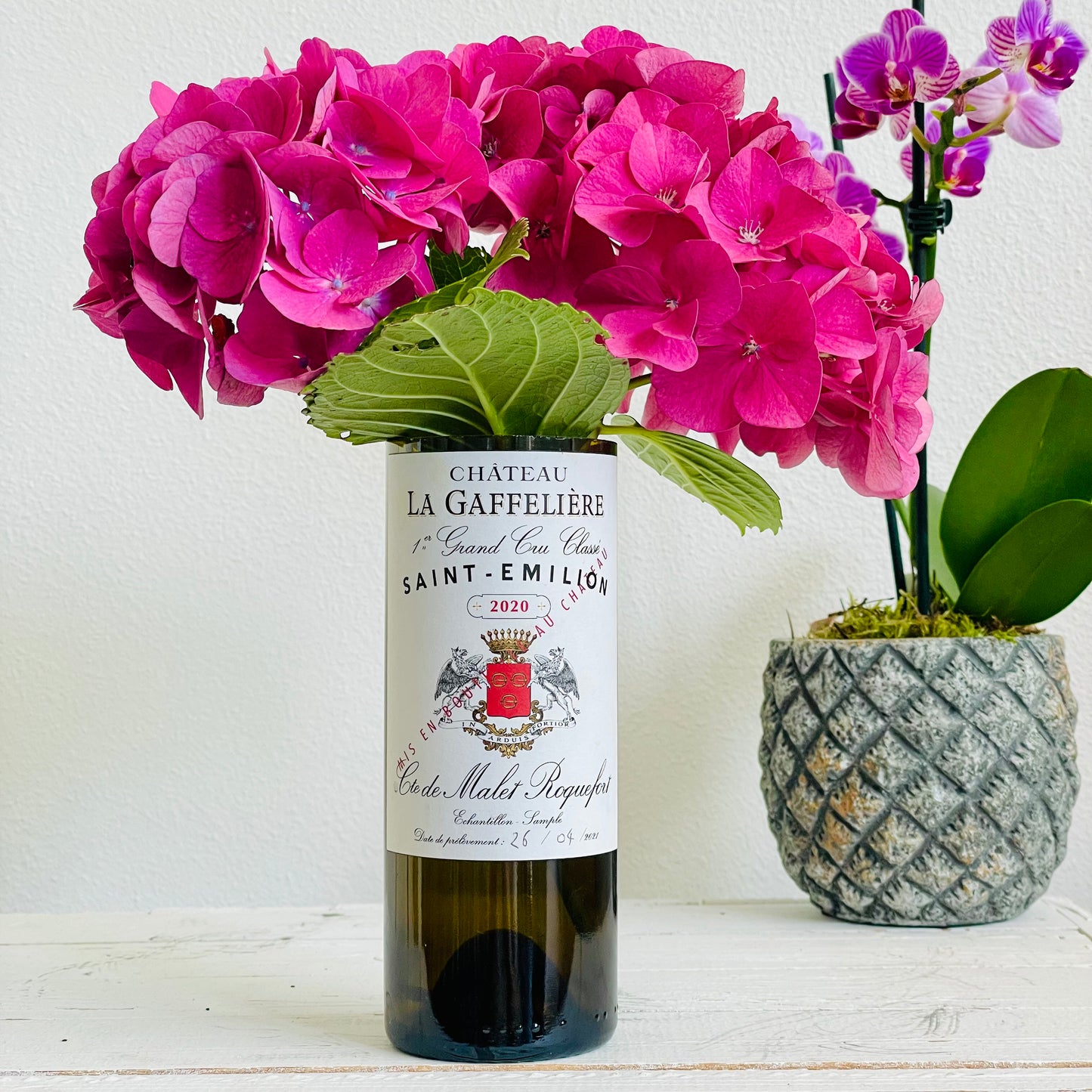 Vase Château La Gaffelière 1er Grand Cru Classé Saint-Emilion Cte de Malet Roquefort