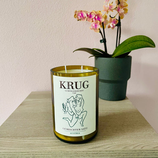 Kerze Krug Gemischter Satz Flaschenkerze