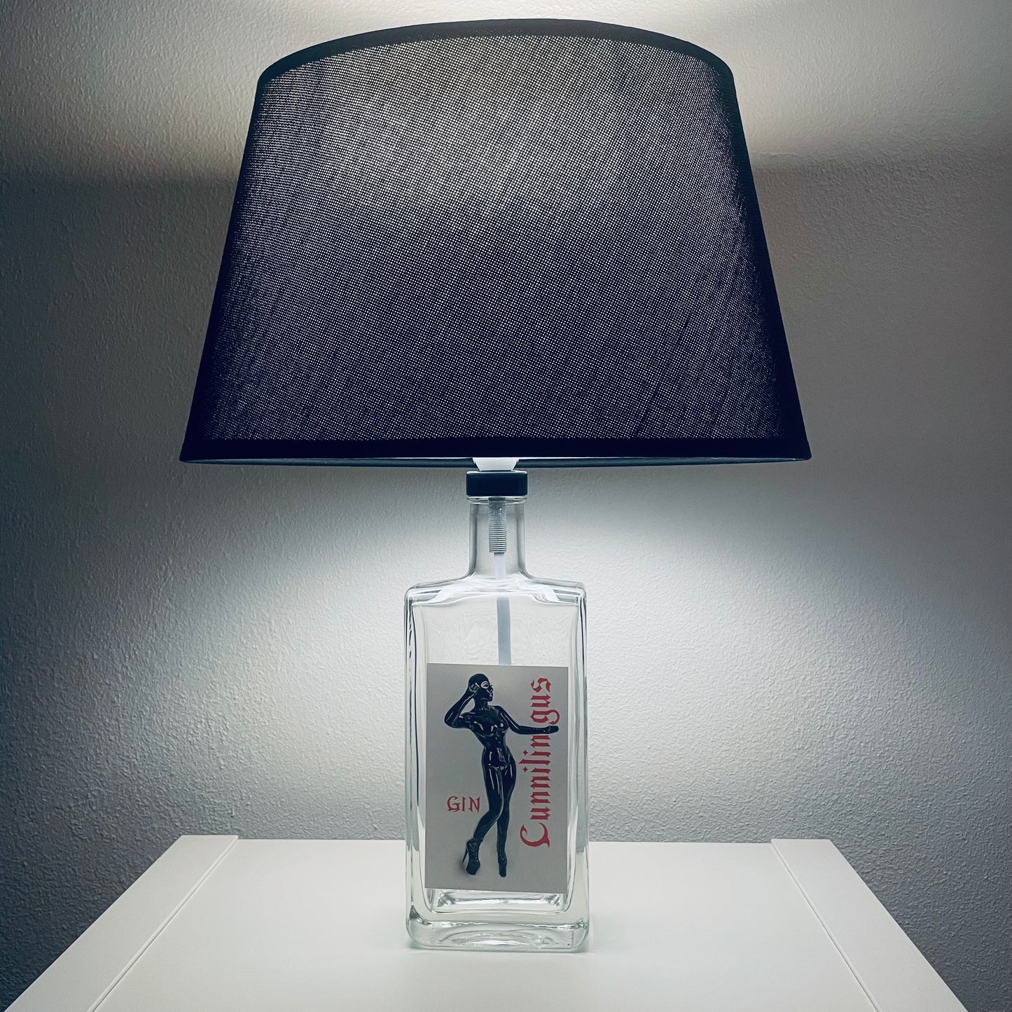 Flaschenlampe Cunnilingus Gin Lampe