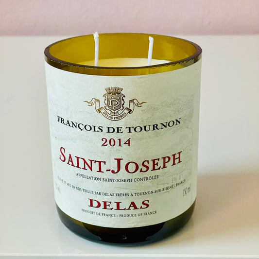 Flaschenkerze Delas Francois de Tournon Saint-Joseph